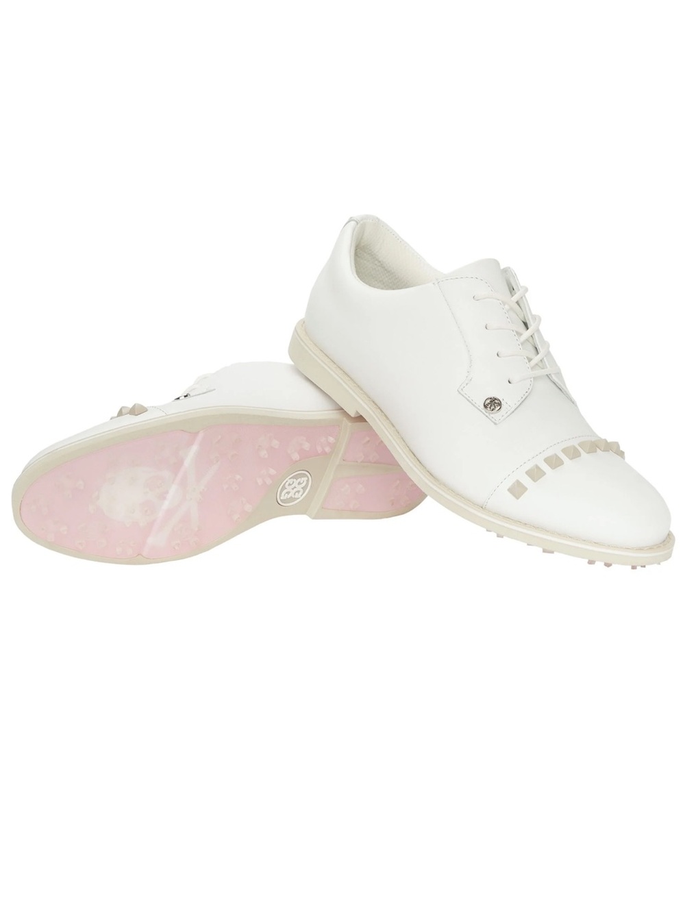 G/FORE Womens Stud Cap Toe Gallivanter Golf Shoes - Stone 8.5 $225